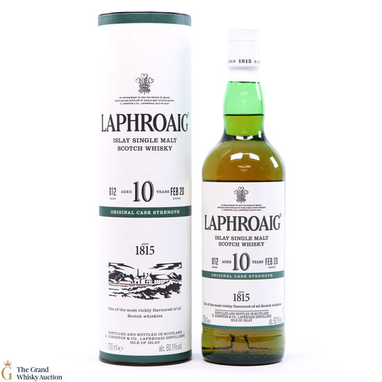 Laphroaig - 10 Year Old - Original Cask Strength Batch #012
