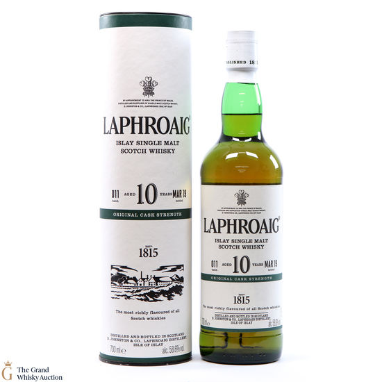 Laphroaig - 10 Year Old - Original Cask Strength Batch #011