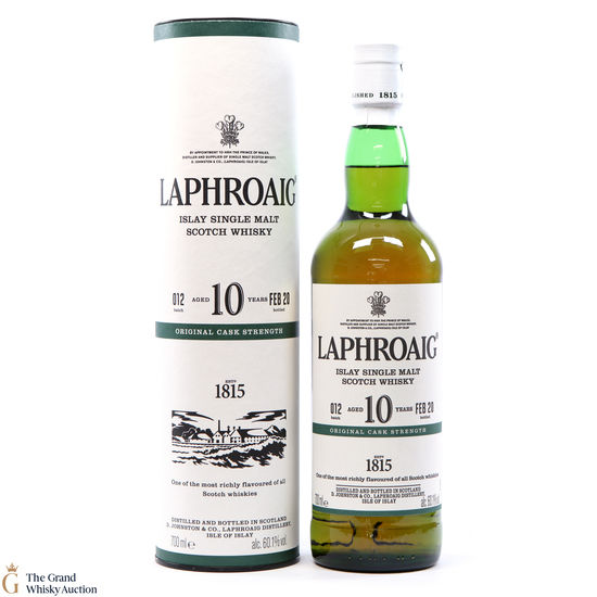 Laphroaig - 10 Year Old - Original Cask Strength Batch #012