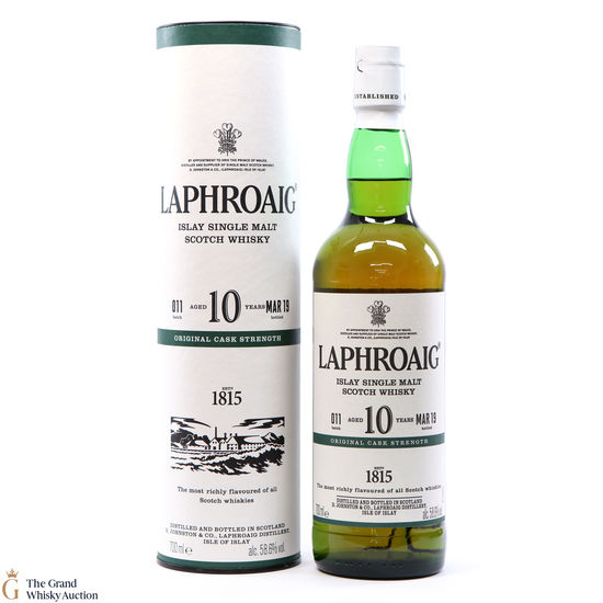Laphroaig - 10 Year Old - Original Cask Strength Batch #012