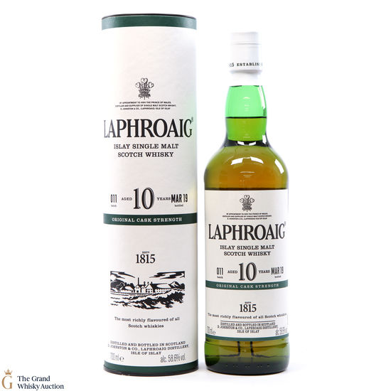 Laphroaig - 10 Year Old - Original Cask Strength Batch #012