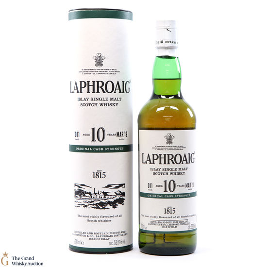 Laphroaig - 10 Year Old - Original Cask Strength Batch #012