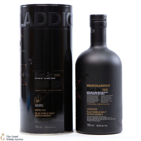Bruichladdich - 26 Year Old 1990 Black Art Edition 6.1