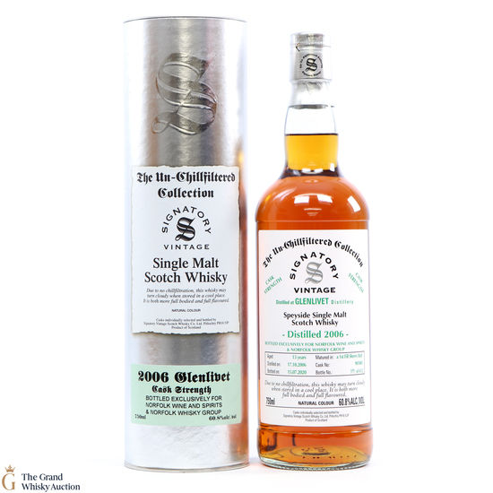 Glenlivet - 13 Year Old 2006 Signatory #901005