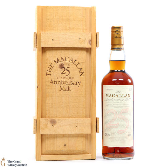 Macallan - 25 Year Old - Anniversary Malt