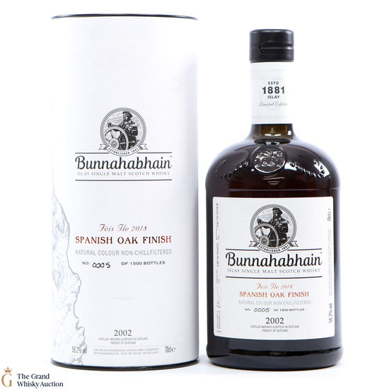Bunnahabhain - 2002 Spanish Oak Finish - Fèis Ìle 2018