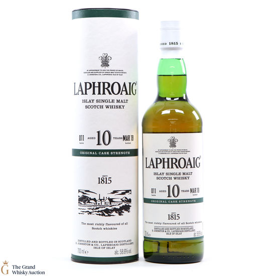 Laphroaig - 10 Year Old - Original Cask Strength Batch #011