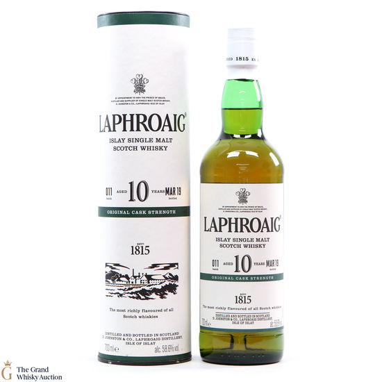 Laphroaig - 10 Year Old - Original Cask Strength Batch #011