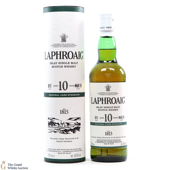 Laphroaig - 10 Year Old - Original Cask Strength Batch #011