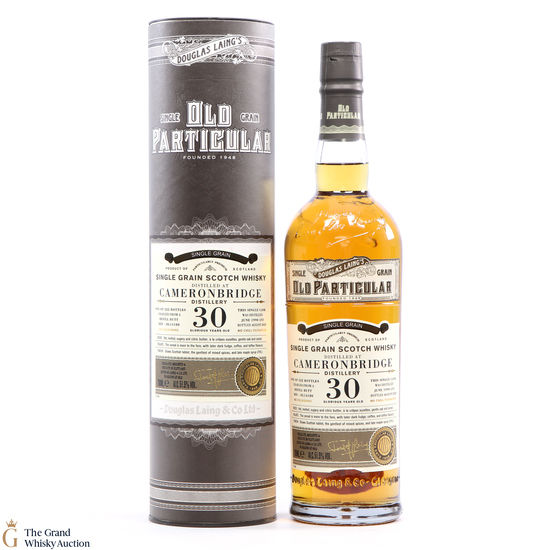 Cameronbridge Distillery - 30 Year Old - Old Particular