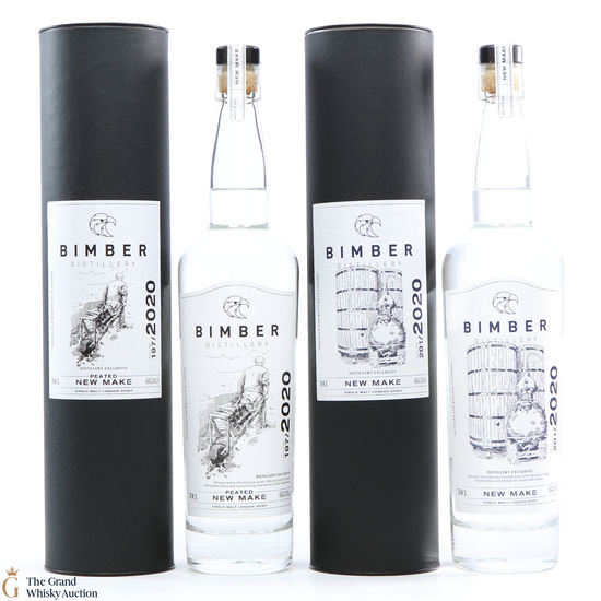 Bimber - New Make - Peated 197/2020 & 201/2020 (2 x 70cl)