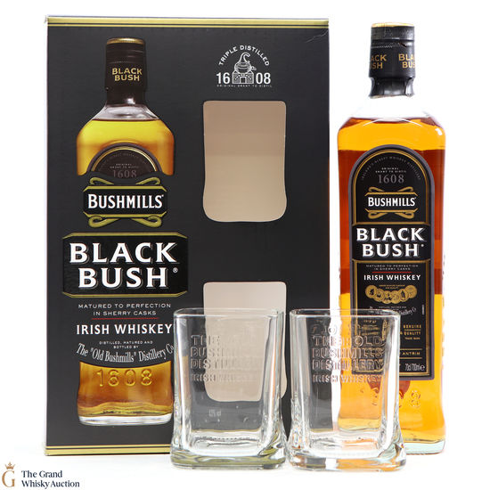 Bushmills - Black Bush & Glasses