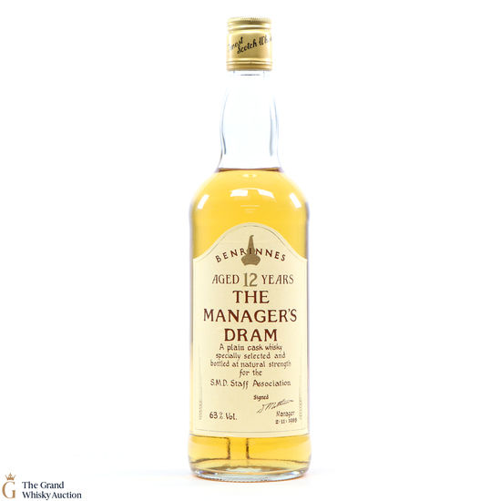 Benrinnes - 12 Year Old Manager Dram 1988