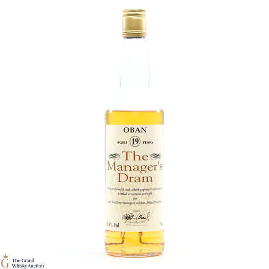 Oban - 19 Year Old - 1995 Managers Dram