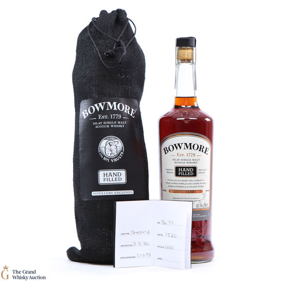 Bowmore - 18 Year Old 2001 - 2020 Hand Fill - Sherry Cask #1520