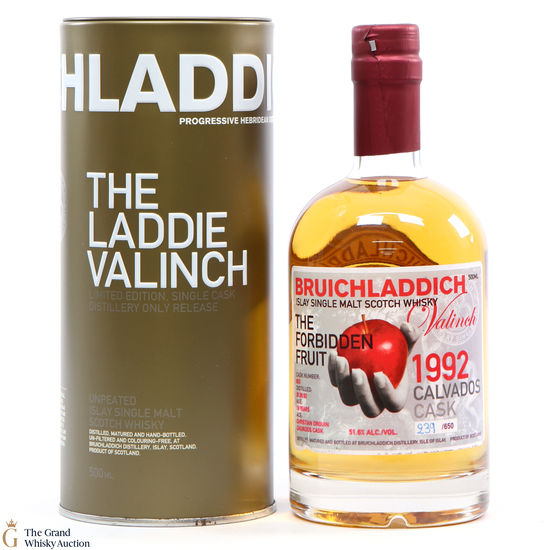 Bruichladdich - 19 Year Old 1992 Valinch Forbidden Fruit