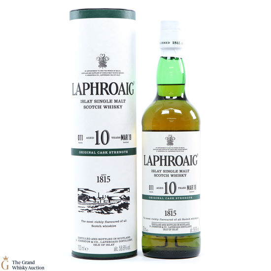 Laphroaig - 10 Year Old - Original Cask Strength Batch #011