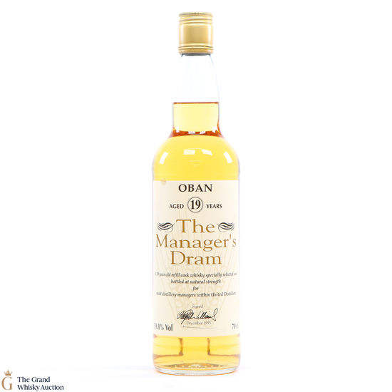 Oban - 19 Year Old - 1995 Managers Dram
