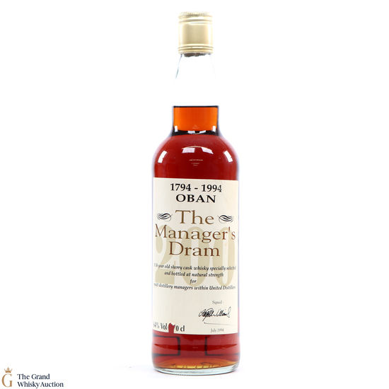 Oban - 16 Year Old - The Manager's Dram