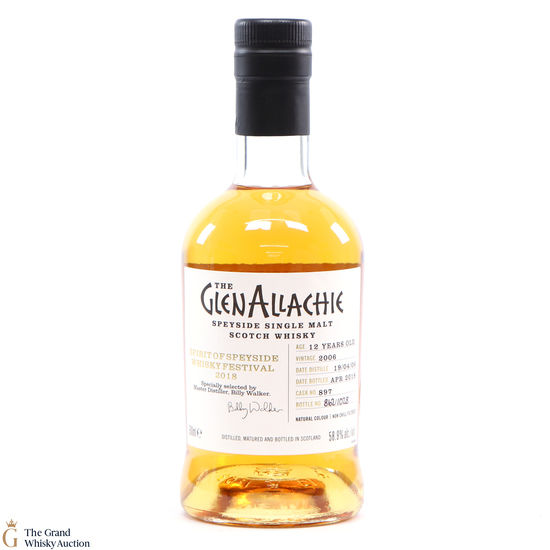 GlenAllachie - 12 Year Old 2006 #897 - Spirit of Speyside 2018 