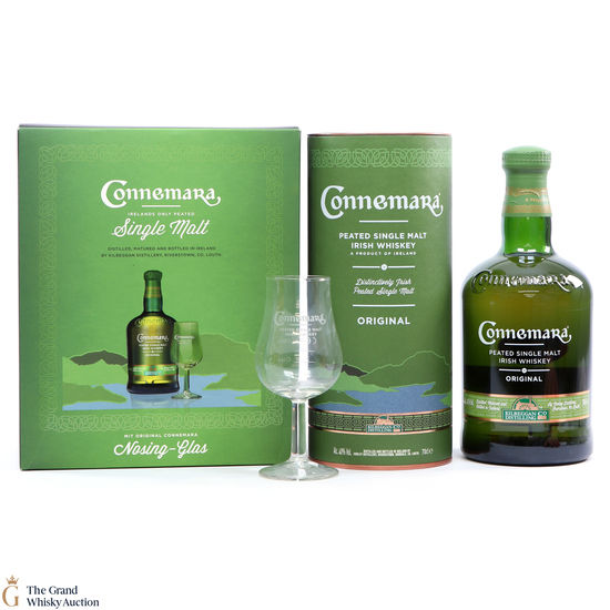 Connemara - Original Peated Irish Whiskey & Glass