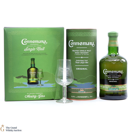 Connemara - Original Peated Irish Whiskey & Glass