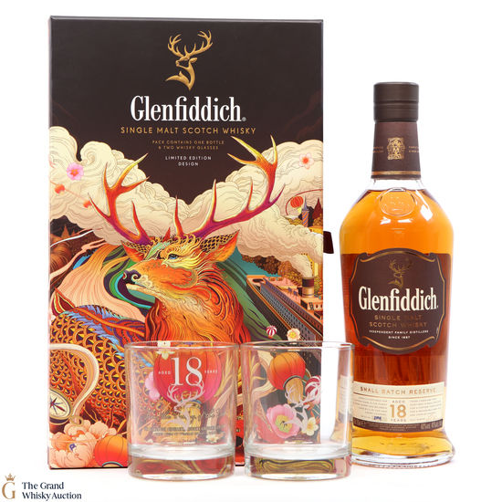 Glenfiddich - 18 Year Old - Small Batch Reserve -Limited Edition Gift Set 