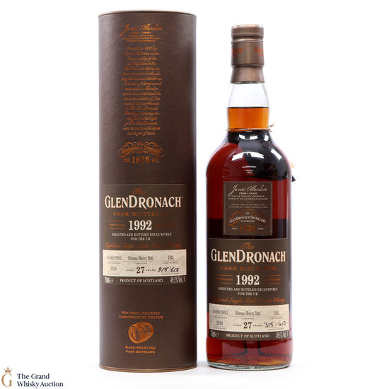 Glendronach - 27 Year Old #182 Oloroso Sherry Butt 1992
