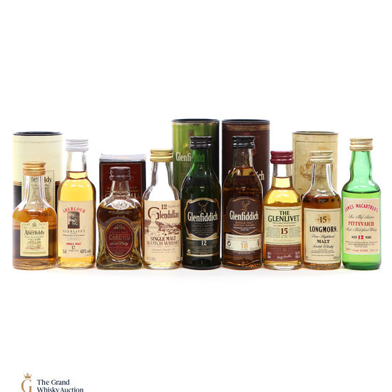 9 x Speyside Assorted Minatures