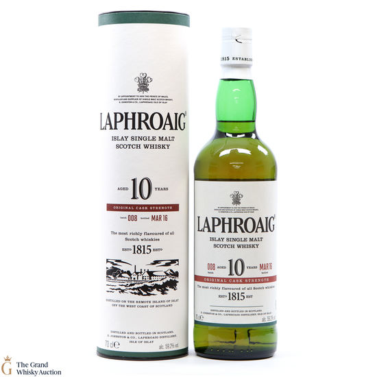 Laphroaig - 10 Year Old - Original Cask Strength Batch #008