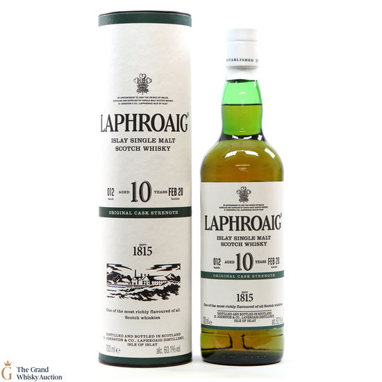 Laphroaig - 10 Year Old - Original Cask Strength Batch #012
