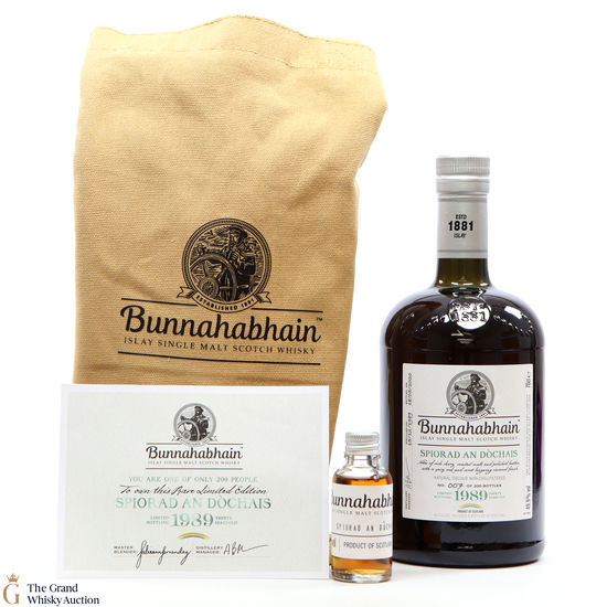 Bunnahabhain - 30 Year Old 1989  Spiorad An Dochais Feis Ile 2020