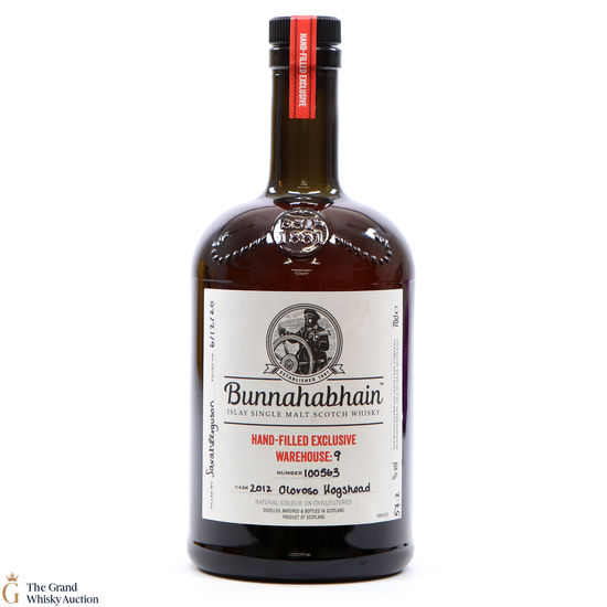 Bunnahabhain - 2012 Hand Filled Oloroso Hogshead #100563
