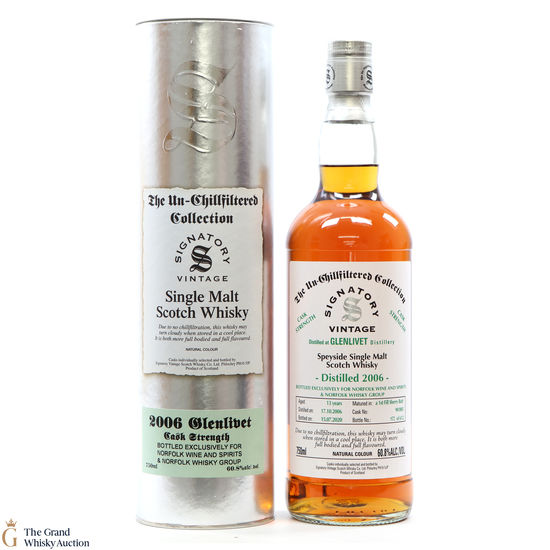 Glenlivet - 13 Year Old 2006 Signatory #901005
