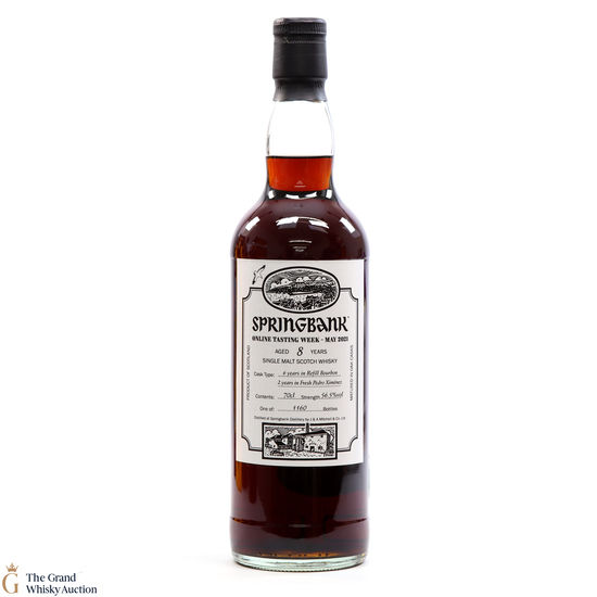 Springbank - 8 Year Old - Online Tasting Week May 2021
