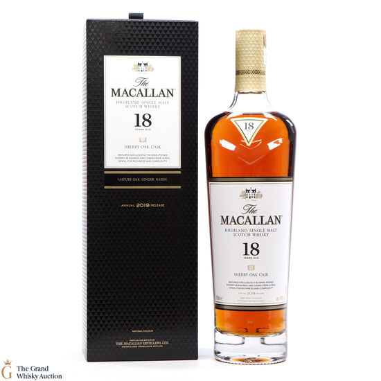 Macallan - 18 Year Old - Sherry Oak (2019)
