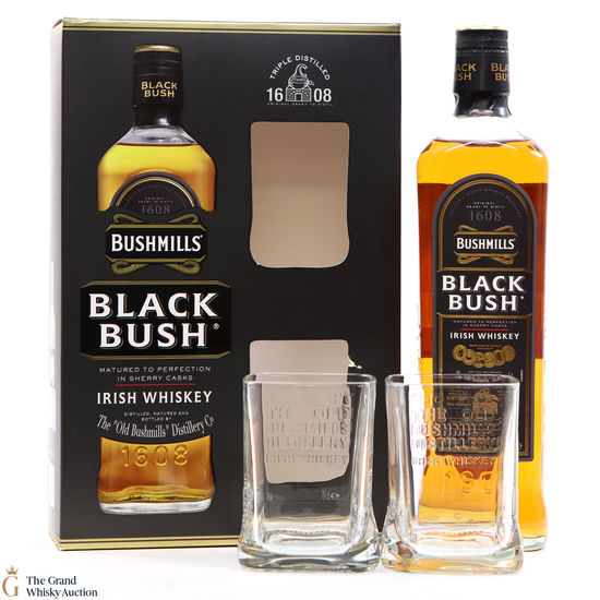 Bushmills - Black Bush & Glasses