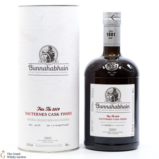 Bunnahabhain - 2001 Sauternes Finish - Fèis Ìle 2019