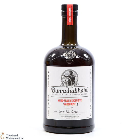 Bunnahabhain - 2007 Palo Cortado - Handfill 2020