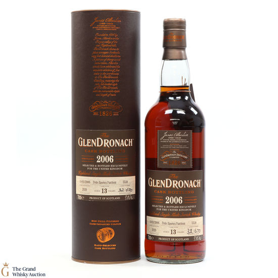 Glendronach - 13 Year Old - 2006 PX Cask #5538