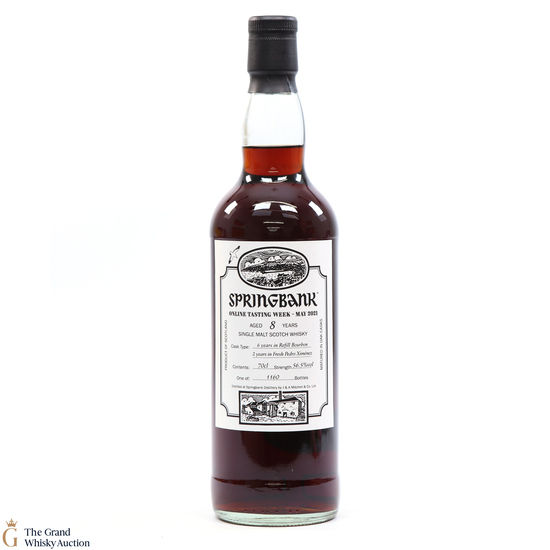 Springbank - 8 Year Old - Online Tasting Week May 2021