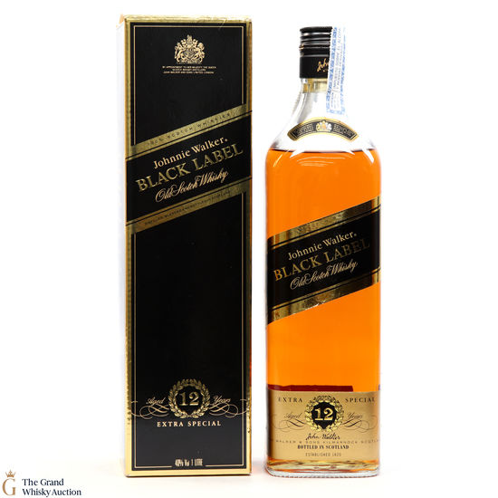 Johnnie Walker - 12 Year Old-  Black Label 1L