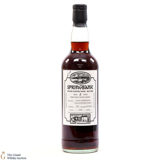 Springbank - 8 Year Old - Online Tasting Week May 2021