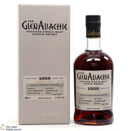 Glenallachie - 31 Year Old 1989 Single Cask #6118