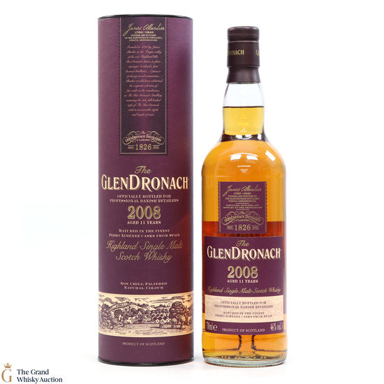 GlenDronach - 11 Year Old - 2008 Professional Danish Retailers