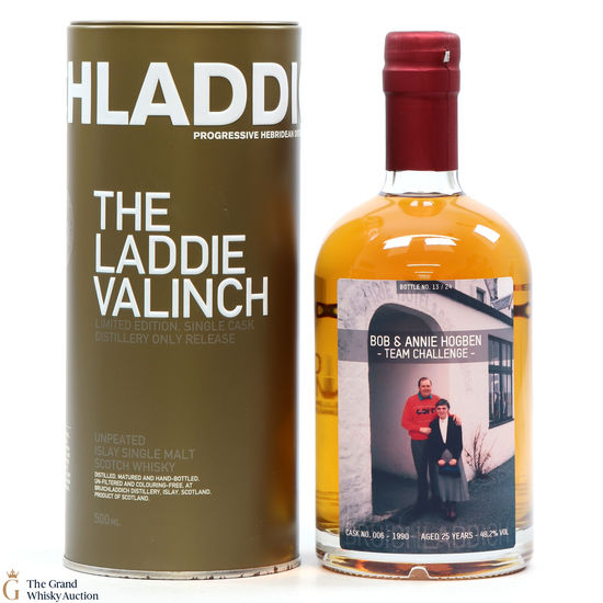 Bruichladdich - 25 Year Old - Valinch Bob & Annie Hogben