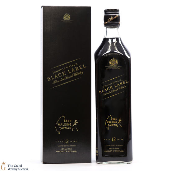 Johnnie Walker - 12 Year Old-  Black Label - Keep Walking Taiwan
