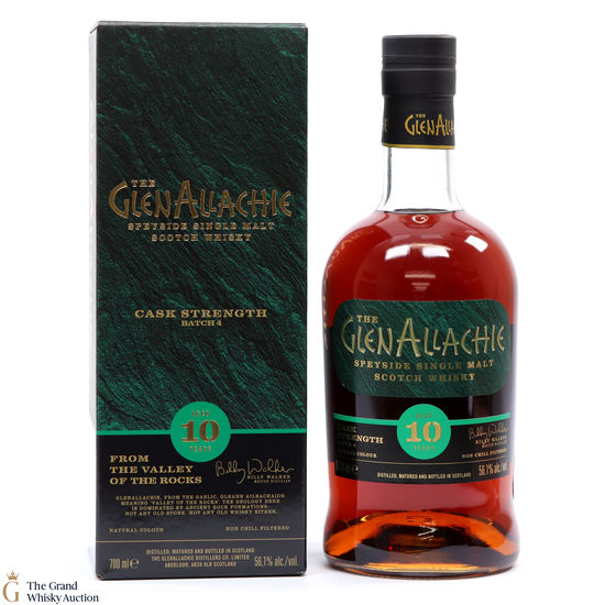 GlenAllachie - 10 Year Old - Cask Strength - Batch 4