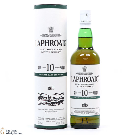 Laphroaig - 10 Year Old - Original Cask Strength Batch #012