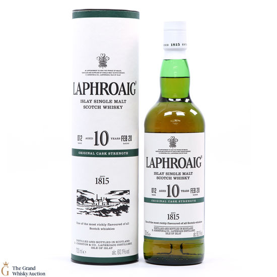 Laphroaig - 10 Year Old - Original Cask Strength Batch #012